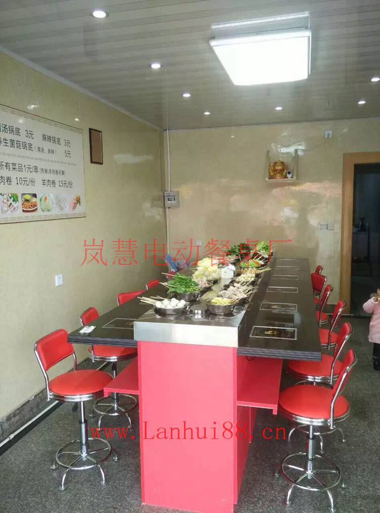 回转火锅设备尺寸工厂（www.lanhui88.net）