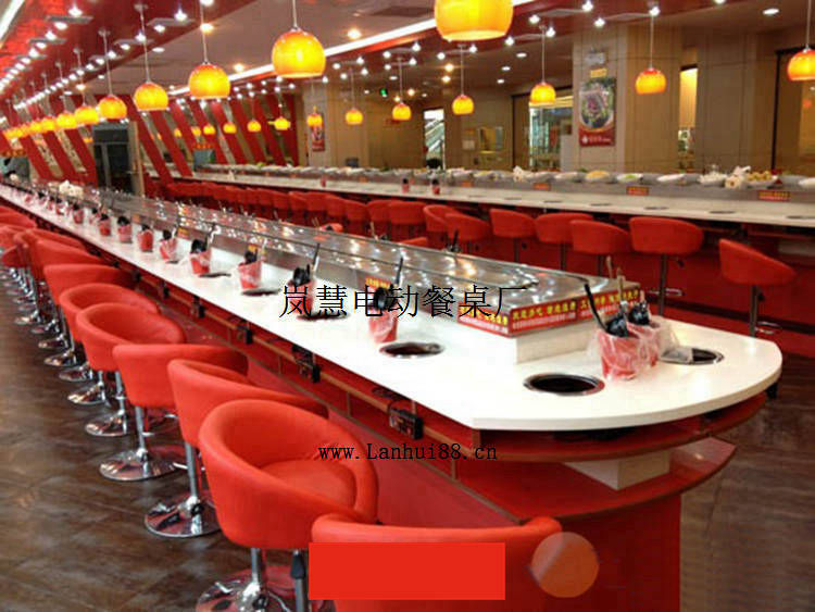 火锅传送带餐桌（www.lanhui88.net）